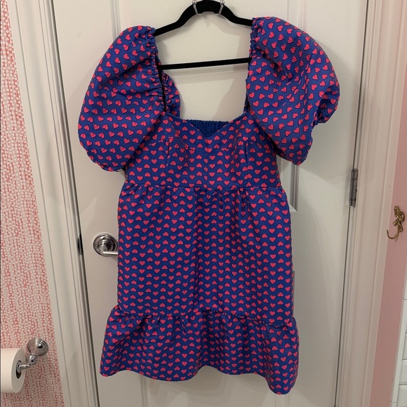 Lilly Pulitzer Nelle dress in Borealis Blue Lovesick Jacquard size 10 - Picture 2 of 6